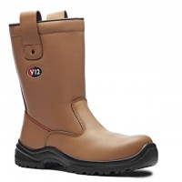 V12 V6816.01 Polar Tan Rigger Boots Composite Toe Caps Midsole